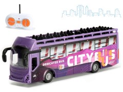 R/C ミニ2階建てバス(紫)　[トイラジコン]