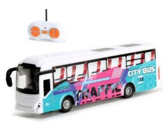 R/C ミニ観光バス(白)　[トイラジコン]