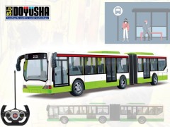 DY-666-676A-G　27MHz R/C 連接バス(ホワイト&グリーン)