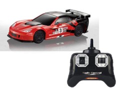 866-2417　1/24 RCカー コルベットC6.R (赤/黒)