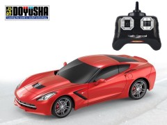 866-2429　1/24 RCカー コルベットC7 (赤)　[トイラジコン]