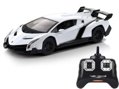 866-2425W　2.4GHz 1/24 RCカー ランボルギーニ ヴェネーノ (白)