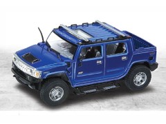 866-378H2SUT　2.4GHz 1/24 RCカー ハマーH2 SUT(青)　[トイラジコン]
