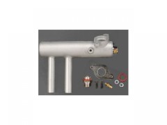 Slimline(スリムライン)　4009S　サイドマウント スモーク Pittsマフラー (SAITO:4c-100用)