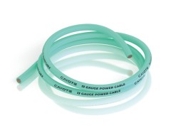 CYECW06　CAYOTE 13AWG スリムシリコンワイヤー 1M オーロラグリーン 外径3.5ｍｍ CREST RS60/RS80/RS120/Crest X Evo用