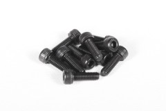 AX31121　　キャップヘッドスクリューM4x12mm （ブラック/10pcs） (処分特価)