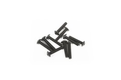 AX31195　　M2.6x12mm 6角ボタンヘッドスクリュー（Black/10pcs） (処分特価)