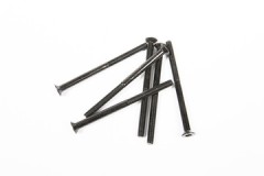 AX31206　M3x45mm 6角フラットヘッドスクリュー（ブラック/6pcs） (処分特価)