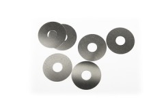 AX31233　ワッシャー 6x19x0.2mm（ブラック/6pcs） (処分特価)