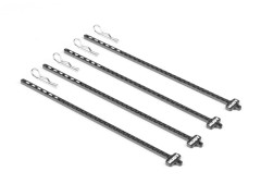 105120#　HUDY カーボンタイヤスティック（4pcs）