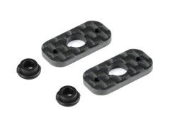 293312#　HUDY カーボンリアウィングマウント(2pcs) 