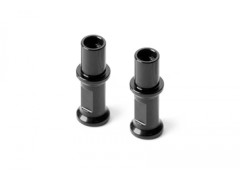 302537#　アルミステアリングポスト【ブラック/2pcs】