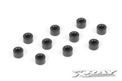 303127K#　アルミシム【3x6x4.0mm/10pcs/ブラック】
