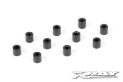 303128K#　アルミシム【3x6x6.0mm/10pcs/ブラック】