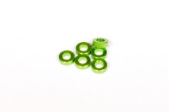 AXA1302　　スペーサー 2x6mm（グリーン/6pcs） (処分特価)