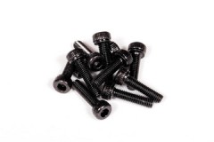 AXA086　キャップヘッドスクリュー M3x12mm（ブラック/10pcs） (処分特価)