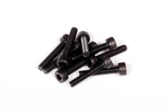 AXA087　　キャップヘッドスクリュー M3x16mm（ブラック/10pcs） (処分特価)