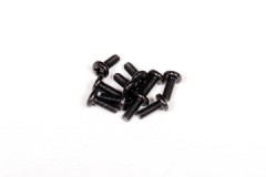 AXA664　　バインダーヘッドスクリュー M3x8mm（ブラック/10pcs） (処分特価)