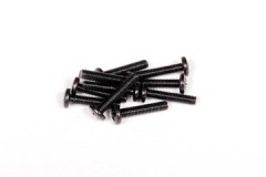 AXA667　バインダーヘッドスクリュー M3x15mm（ブラック/10pcs） (処分特価)