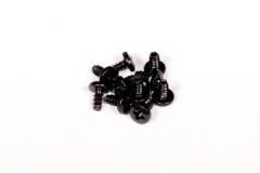 AXA863　　タッピングバインダーヘッドスクリュー M3x6mm（ブラック/10pcs） (処分特価)