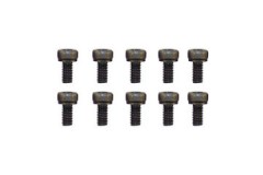 AXA083　キャップヘッドスクリュー M3x6mm（ブラック/10pcs） (処分特価)