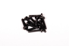 AXA867　タッピングバインダーヘッドスクリュー　M3x15mm(ブラック／10pcs) (処分特価)