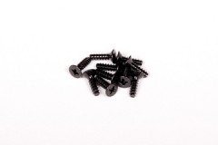 AXA895　　タッピングフラットヘッドスクリュー　M3x10mm(ブラック／10pcs) (処分特価)