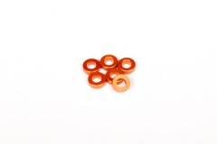 AXA1351　　スペーサー 2x6mm（オレンジ/6pcs） (処分特価)