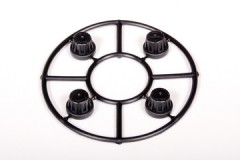 AX8079　　センターキャップセット（ブラック/4pcs） (処分特価)