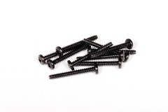 AXA870　　タッピングバインダーヘッドスクリュー　M3x25mm(ブラック／10pcs) (処分特価)