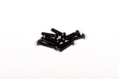 AXA116　　M3x12mm 6角ボタンヘッドスクリュー（ブラック/10pcs） (処分特価)