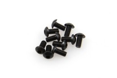 AXA0113　M3x6mm 6角ボタンヘッドスクリュー（ブラック/10pcs） (処分特価)