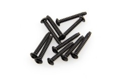 AXA0439　M3x20mm 6角タッピングボタンヘッドスクリュー（ブラック/10pcs） (処分特価)