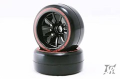 F21F-SPG　F21 F1用ロープロファイル フロントタイヤセット ソフト 27mm 2個入 接着済