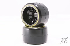 F21R-MCPG　F21 F1用ロープロファイル リアタイヤセット カーペット用 ミディアム 40mm 2個入 接着済