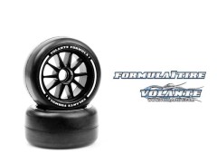 VF1-FM  VOLANTE F1 Front Rubber Slick Tires Medium Compound Preglued