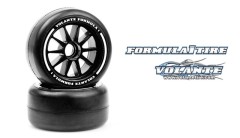 VF1-FMH  VOLANTE F1 Front Rubber Slick Tires Medium Hard Compound Preglued