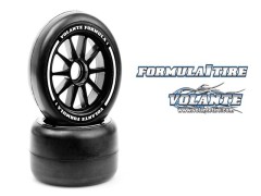 VF1-FS  VOLANTE F1 Front Rubber Slick Tires Soft Compound Preglued