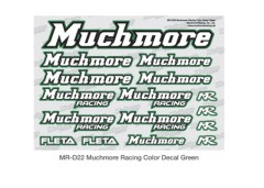 MR-D22  Muchmore Racing ロゴデカール：グリーン