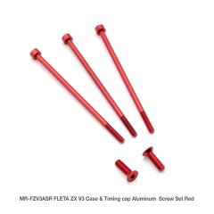 MR-FZV3ASR  FLETA ZX V3 ケース＆タイミングキャップアルミビスセット・レット