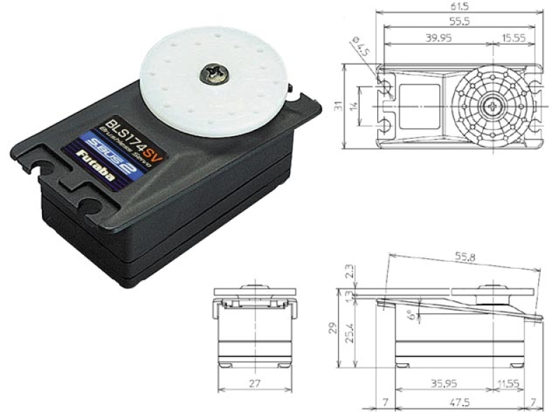 FUTABA PROPO / 双葉電子工業 840914SG 飛行機用 BLS174SV/BLS175SV