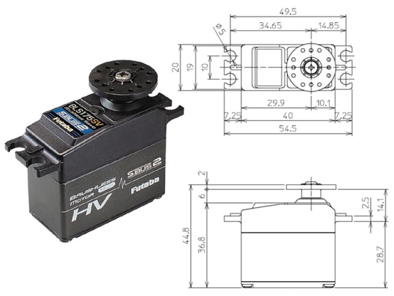 FUTABA PROPO / 双葉電子工業 840914SG 飛行機用 BLS174SV/BLS175SV