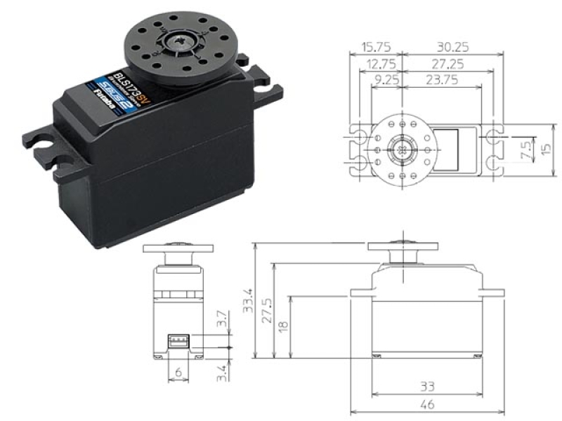 Futaba BLS175SV ブラシレスサーボ 使用頻度少なく美品です Futaba
